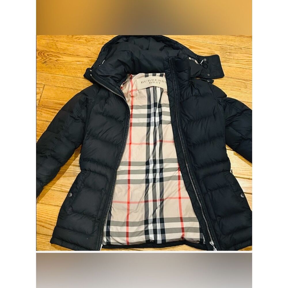 Burberry Brit Vintage Puffer Jacket with Signature Nova Check Lining Authentic